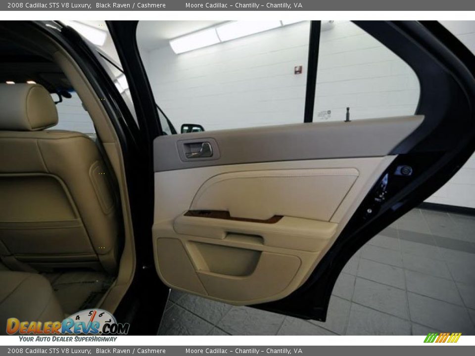 2008 Cadillac STS V8 Luxury Black Raven / Cashmere Photo #18