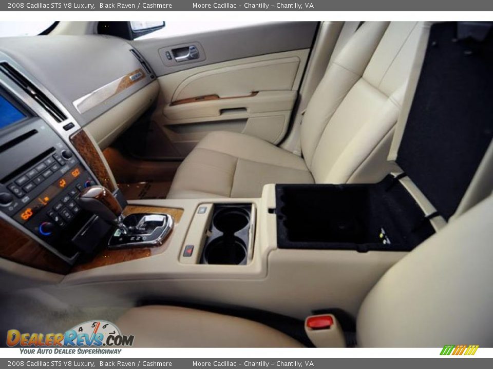 2008 Cadillac STS V8 Luxury Black Raven / Cashmere Photo #29