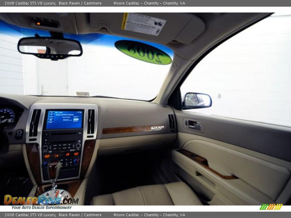 2008 Cadillac STS V8 Luxury Black Raven / Cashmere Photo #34