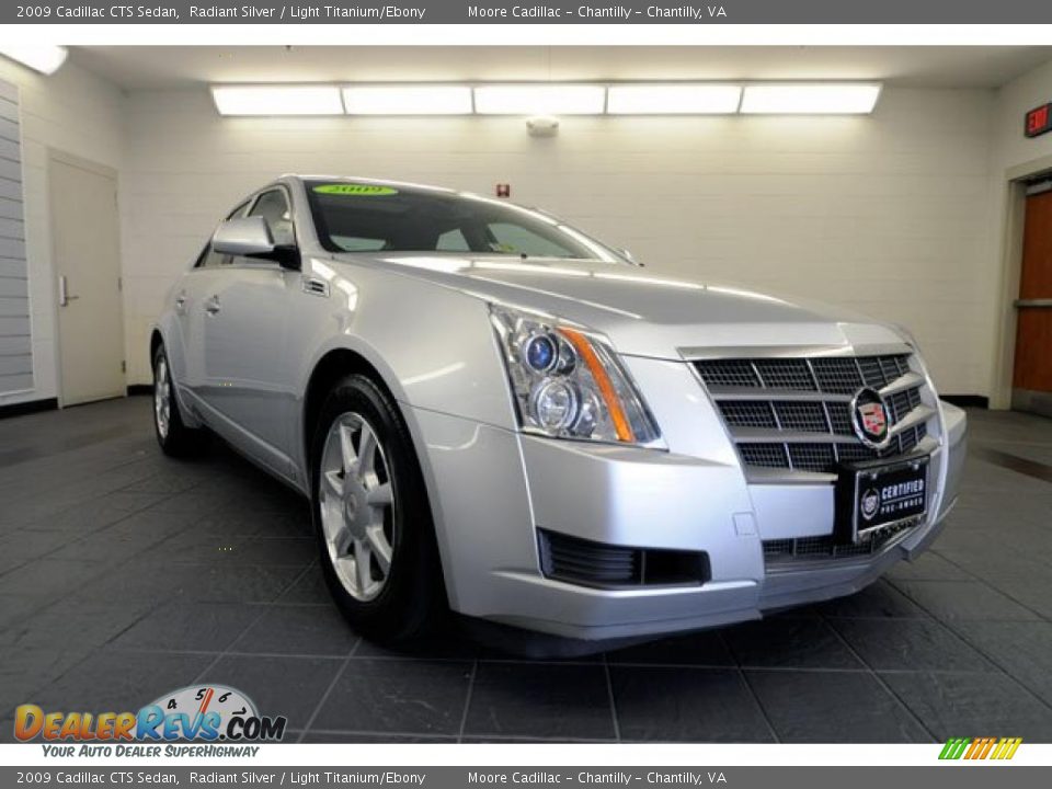 2009 Cadillac CTS Sedan Radiant Silver / Light Titanium/Ebony Photo #1