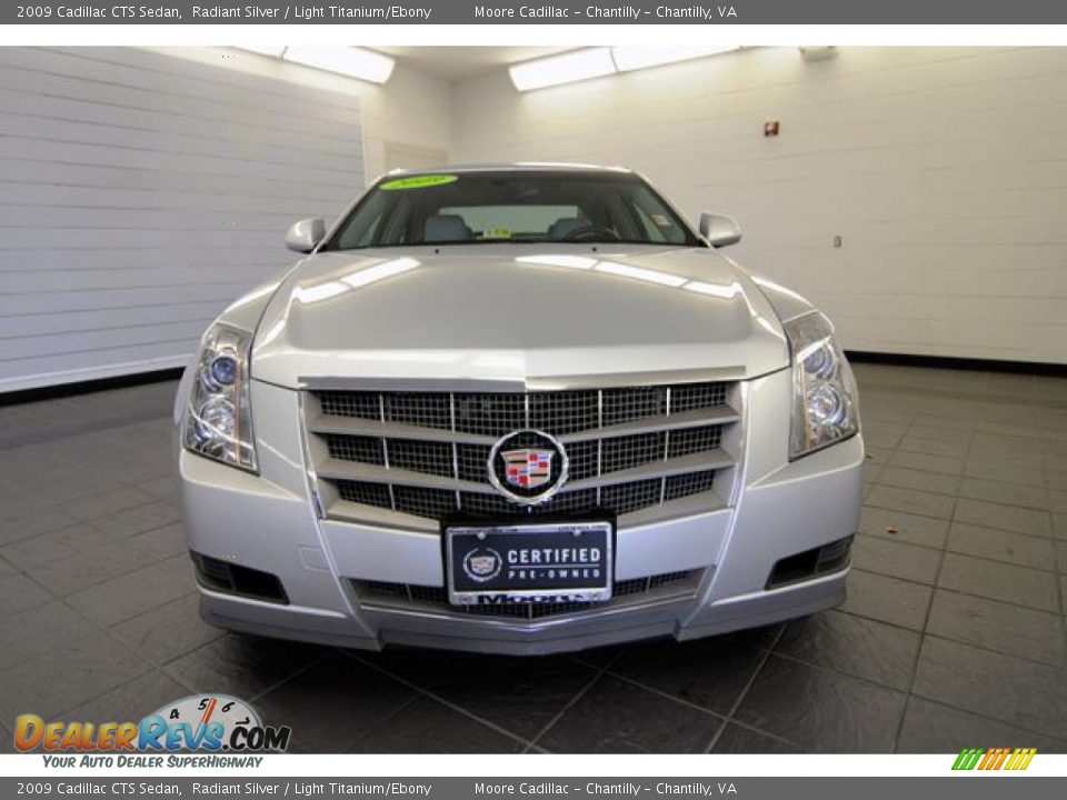 2009 Cadillac CTS Sedan Radiant Silver / Light Titanium/Ebony Photo #2