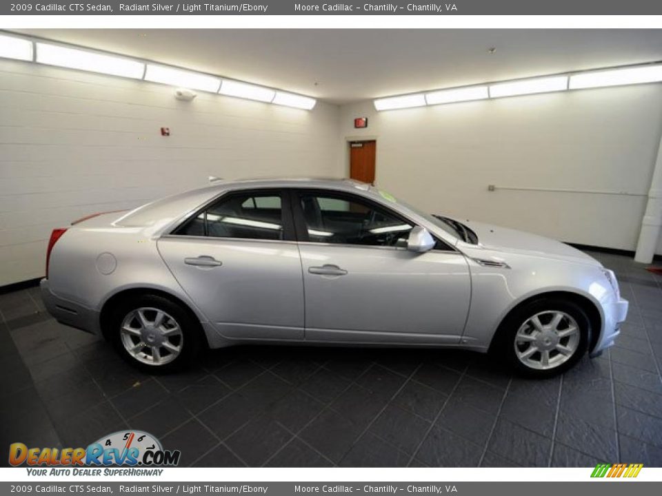 2009 Cadillac CTS Sedan Radiant Silver / Light Titanium/Ebony Photo #3