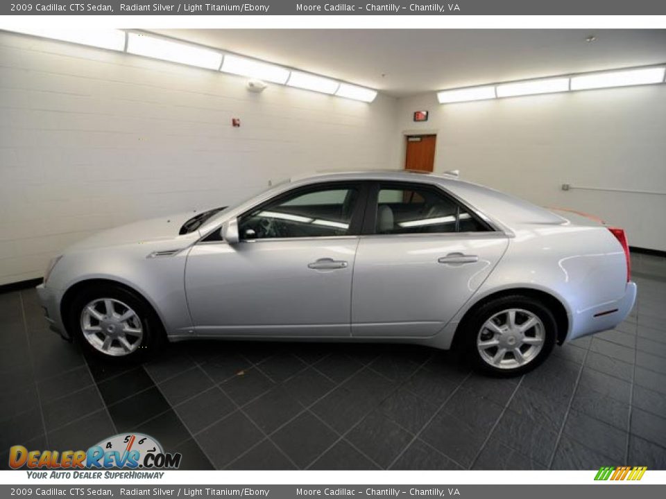 2009 Cadillac CTS Sedan Radiant Silver / Light Titanium/Ebony Photo #6