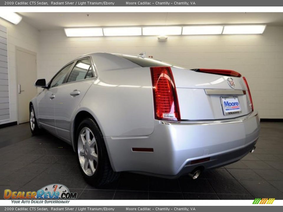 2009 Cadillac CTS Sedan Radiant Silver / Light Titanium/Ebony Photo #7
