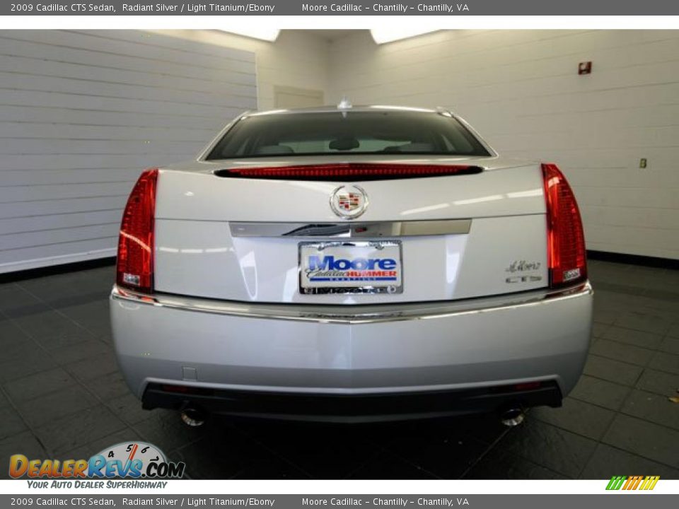 2009 Cadillac CTS Sedan Radiant Silver / Light Titanium/Ebony Photo #8