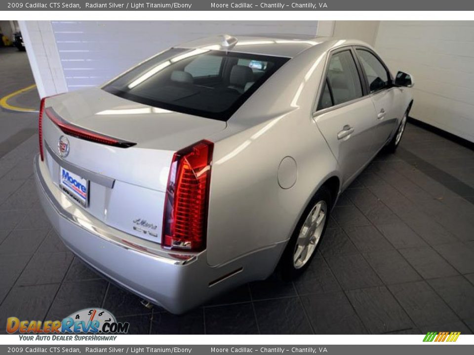 2009 Cadillac CTS Sedan Radiant Silver / Light Titanium/Ebony Photo #9