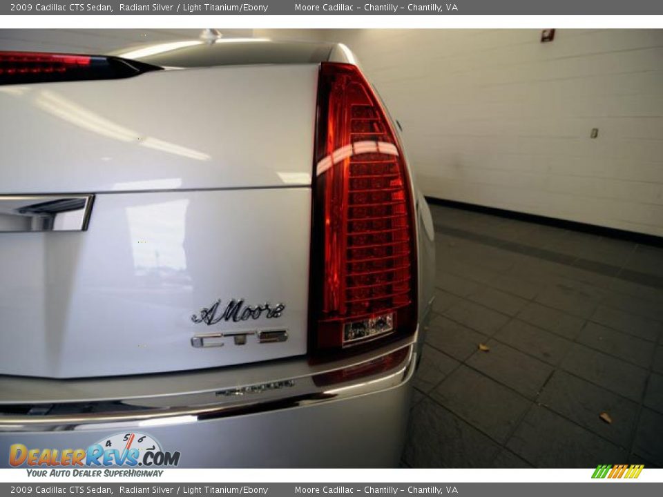 2009 Cadillac CTS Sedan Radiant Silver / Light Titanium/Ebony Photo #12