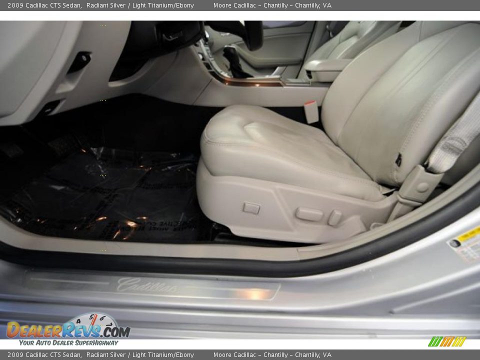 2009 Cadillac CTS Sedan Radiant Silver / Light Titanium/Ebony Photo #13
