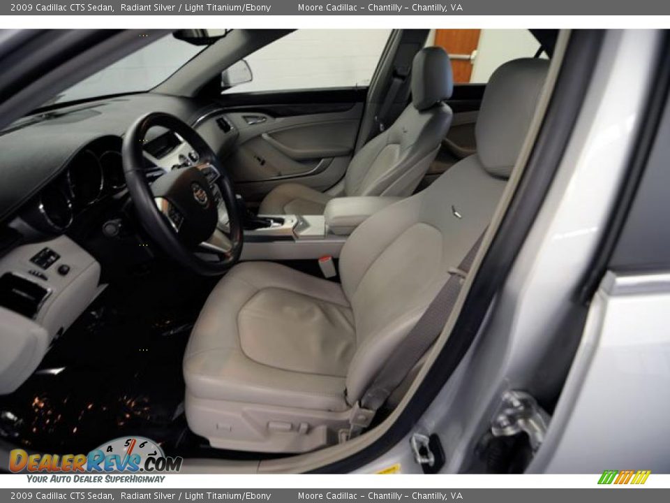 2009 Cadillac CTS Sedan Radiant Silver / Light Titanium/Ebony Photo #14