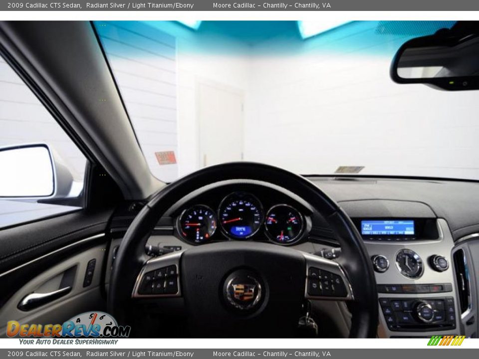 2009 Cadillac CTS Sedan Radiant Silver / Light Titanium/Ebony Photo #24