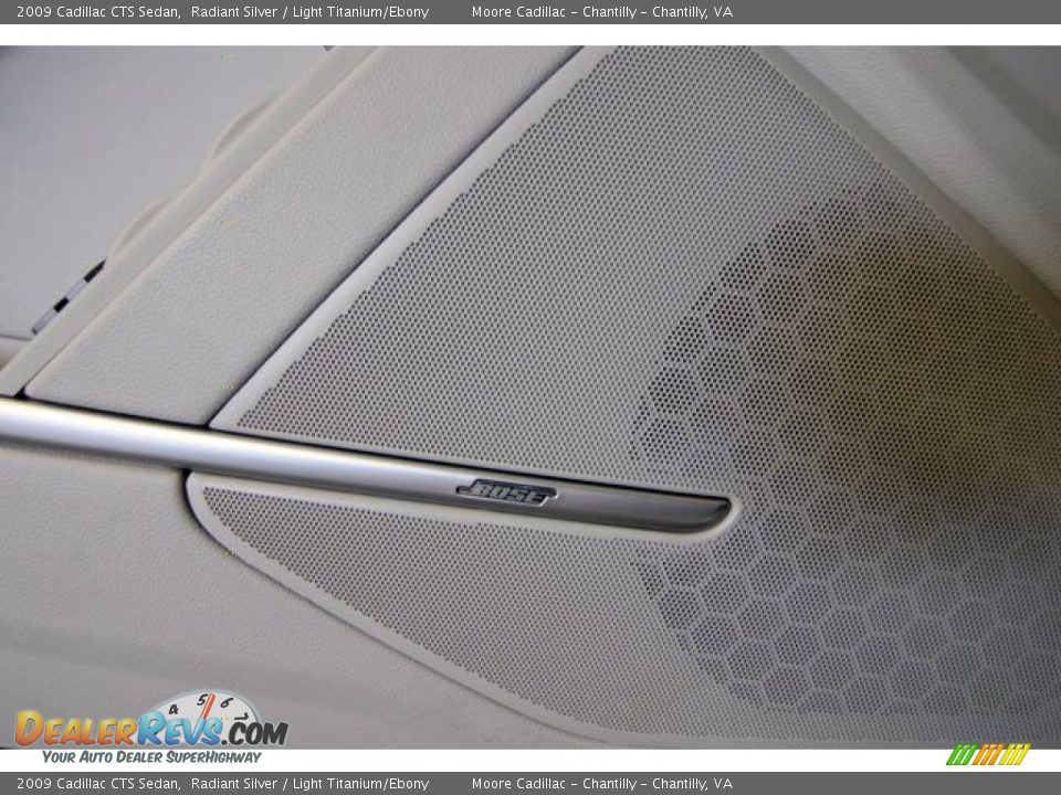 2009 Cadillac CTS Sedan Radiant Silver / Light Titanium/Ebony Photo #26