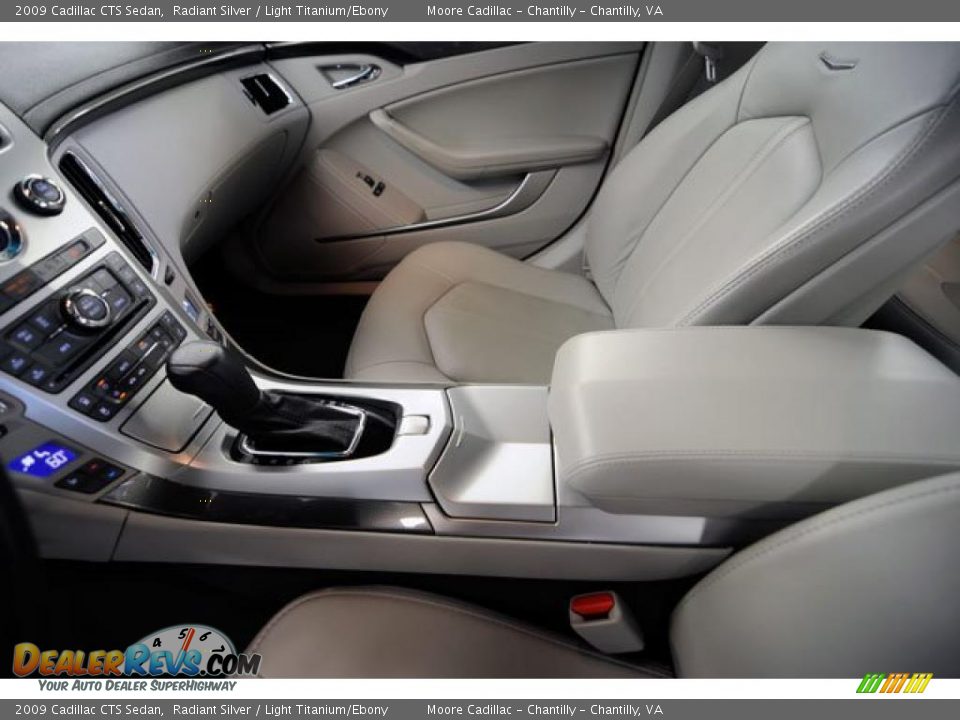 2009 Cadillac CTS Sedan Radiant Silver / Light Titanium/Ebony Photo #27