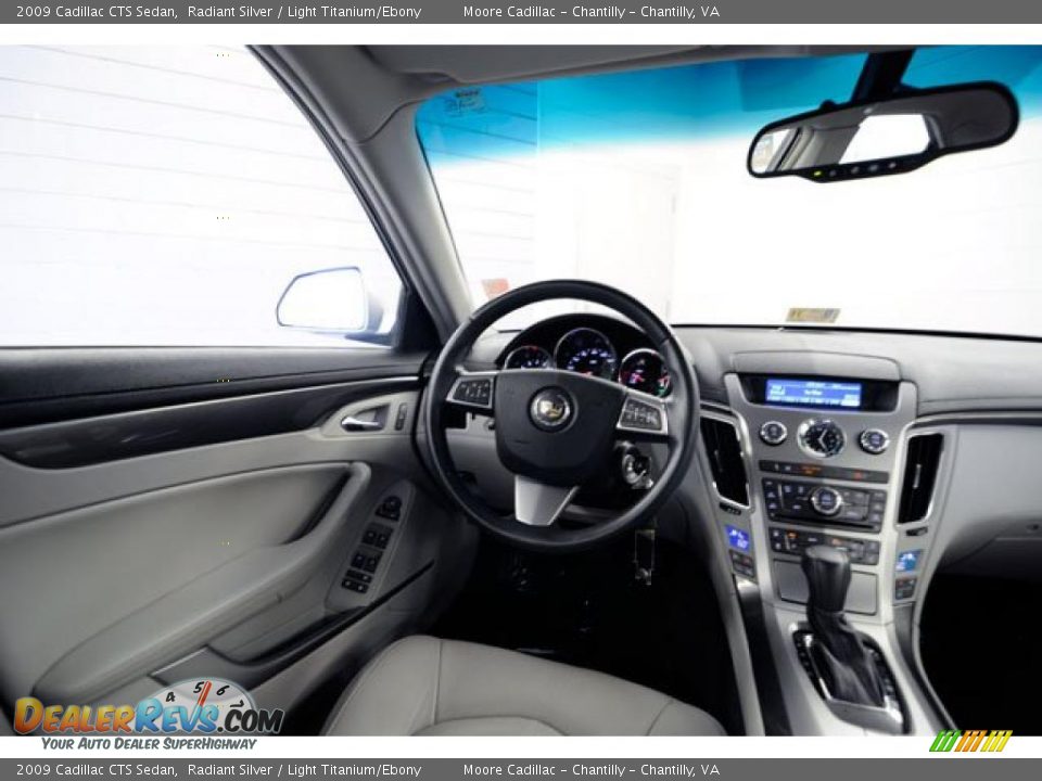 2009 Cadillac CTS Sedan Radiant Silver / Light Titanium/Ebony Photo #29