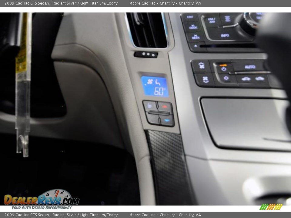 2009 Cadillac CTS Sedan Radiant Silver / Light Titanium/Ebony Photo #33