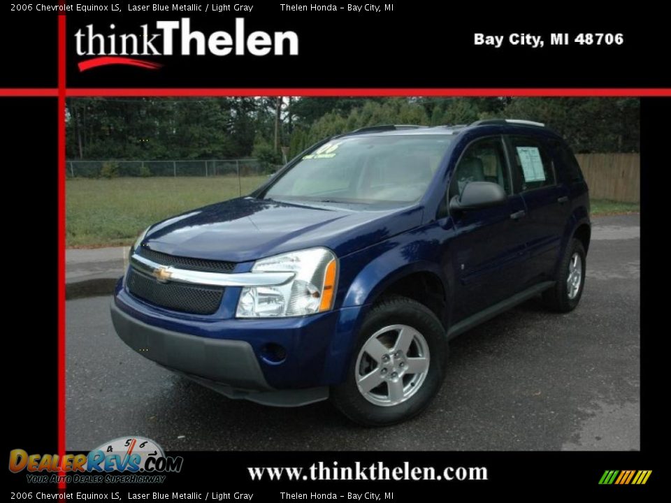 2006 Chevrolet Equinox LS Laser Blue Metallic / Light Gray Photo #1