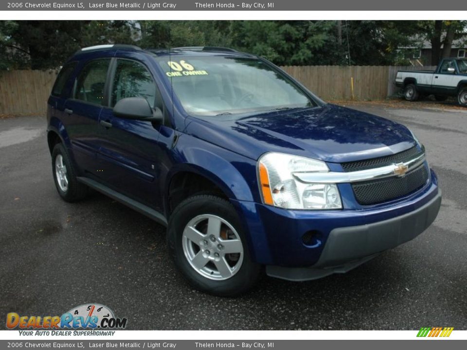 2006 Chevrolet Equinox LS Laser Blue Metallic / Light Gray Photo #3