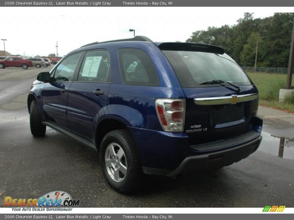 2006 Chevrolet Equinox LS Laser Blue Metallic / Light Gray Photo #4