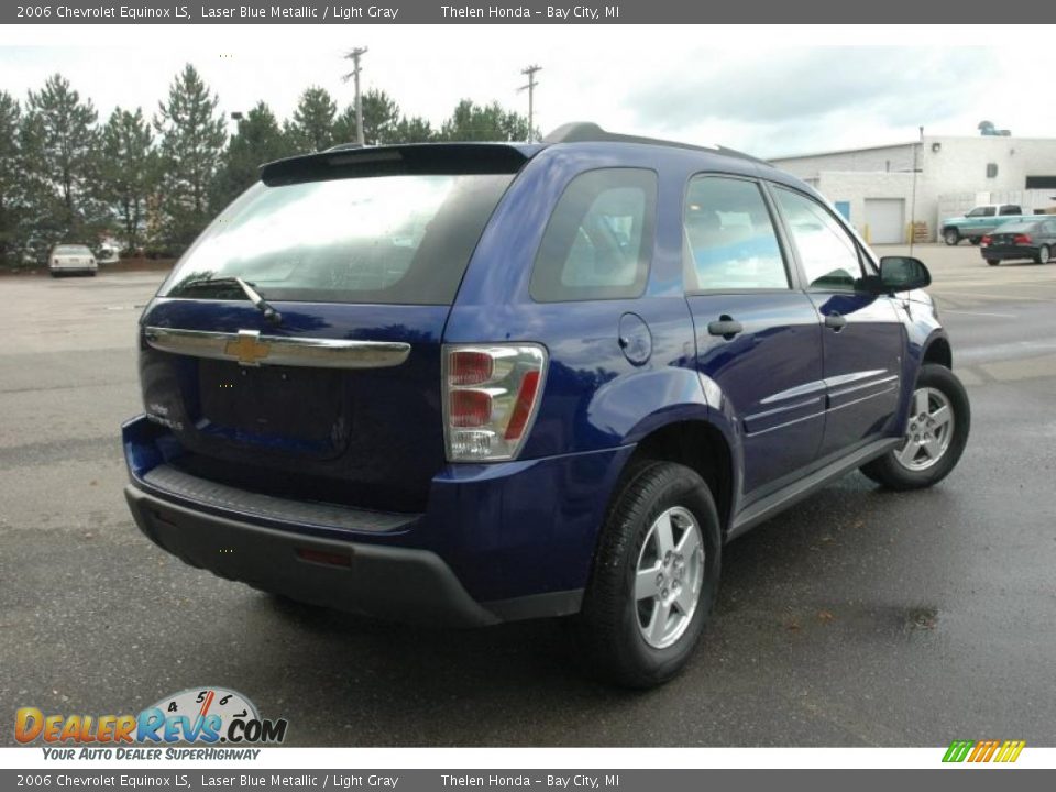 2006 Chevrolet Equinox LS Laser Blue Metallic / Light Gray Photo #6