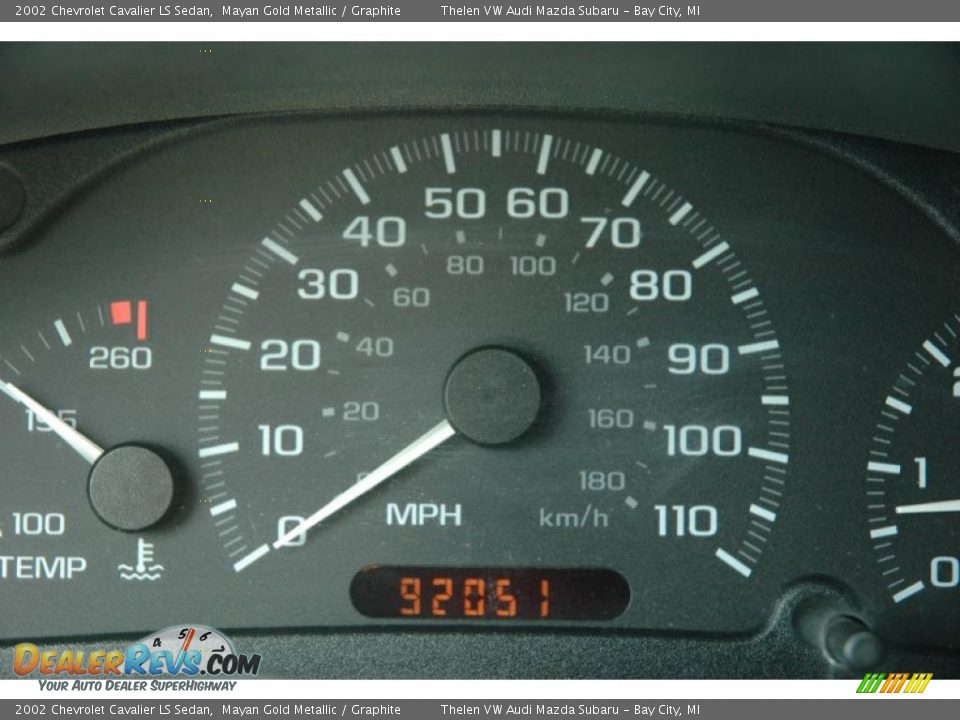 2002 Chevrolet Cavalier LS Sedan Mayan Gold Metallic / Graphite Photo #15