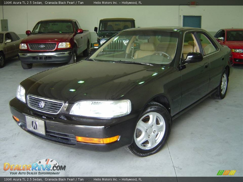 1996 Acura TL 2.5 Sedan Granada Black Pearl / Tan Photo #1