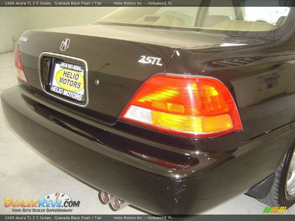 1996 Acura TL 2.5 Sedan Granada Black Pearl / Tan Photo #6