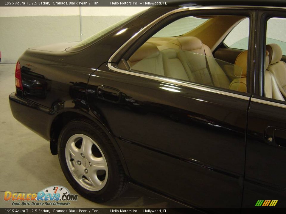 1996 Acura TL 2.5 Sedan Granada Black Pearl / Tan Photo #7