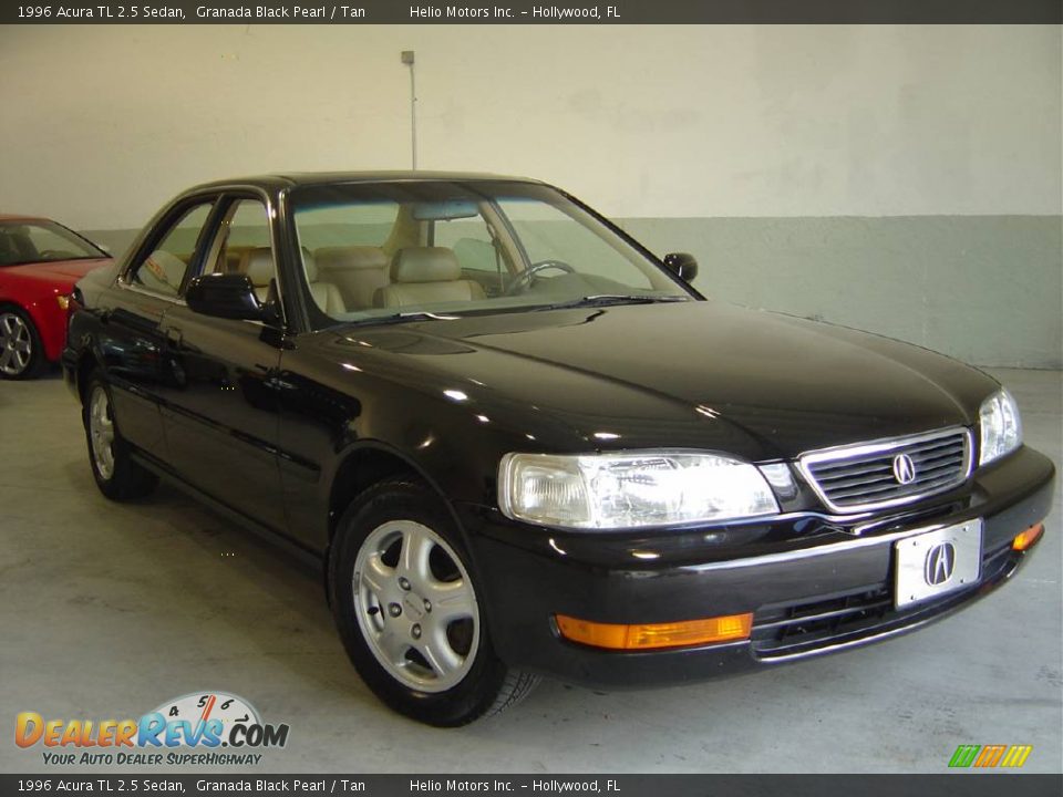 1996 Acura TL 2.5 Sedan Granada Black Pearl / Tan Photo #9