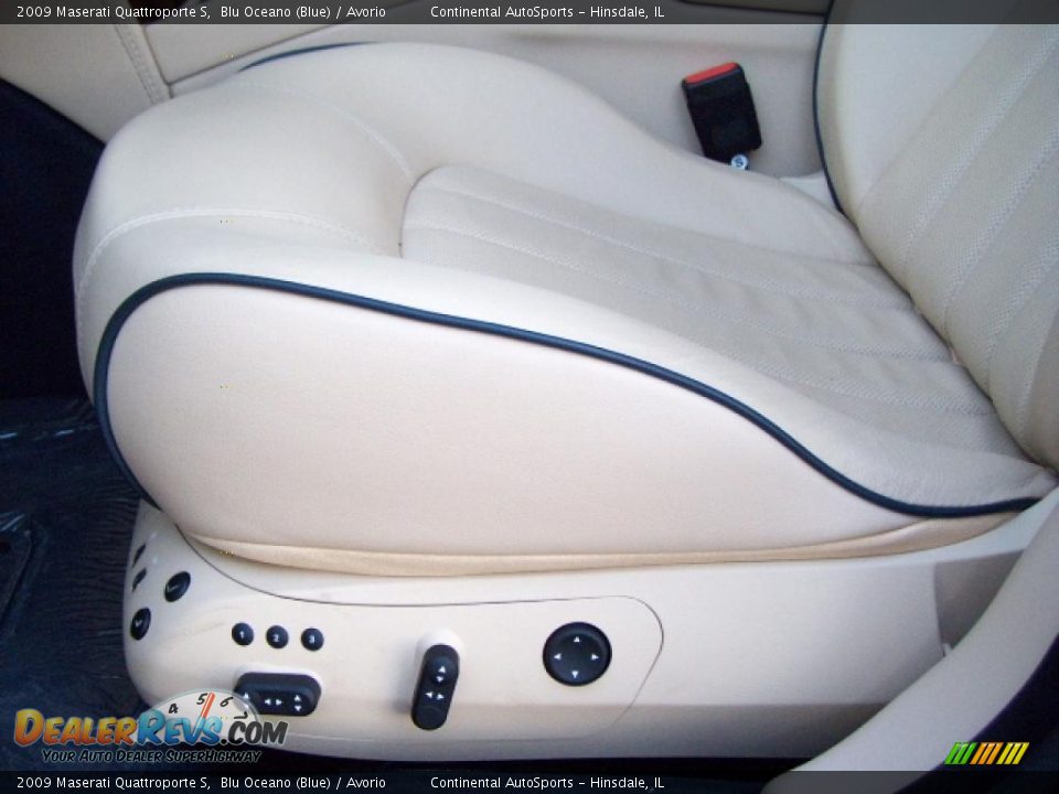 2009 Maserati Quattroporte S Blu Oceano (Blue) / Avorio Photo #3