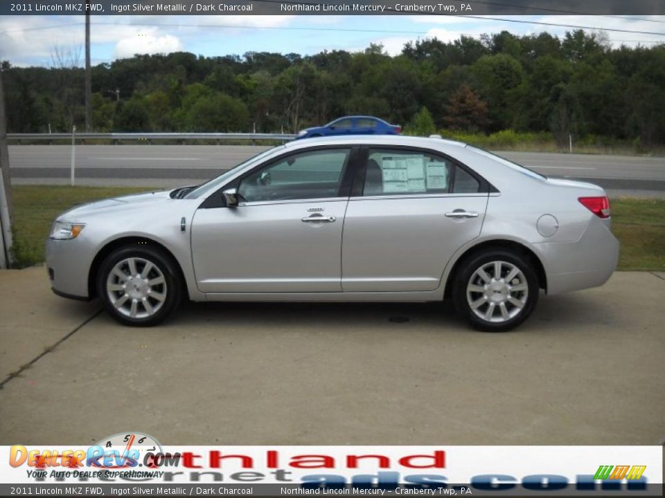 2011 Lincoln MKZ FWD Ingot Silver Metallic / Dark Charcoal Photo #5