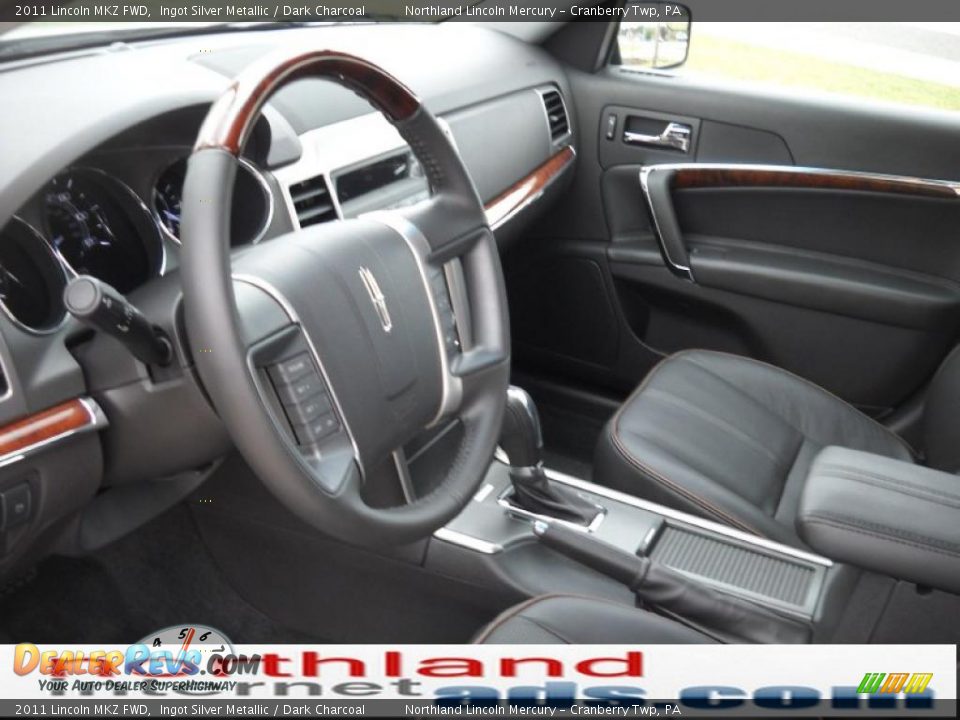 2011 Lincoln MKZ FWD Ingot Silver Metallic / Dark Charcoal Photo #7