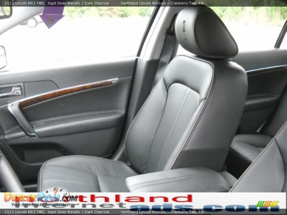 2011 Lincoln MKZ FWD Ingot Silver Metallic / Dark Charcoal Photo #8