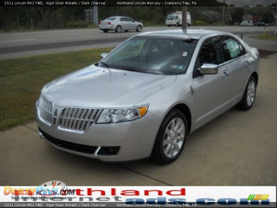 2011 Lincoln MKZ FWD Ingot Silver Metallic / Dark Charcoal Photo #13