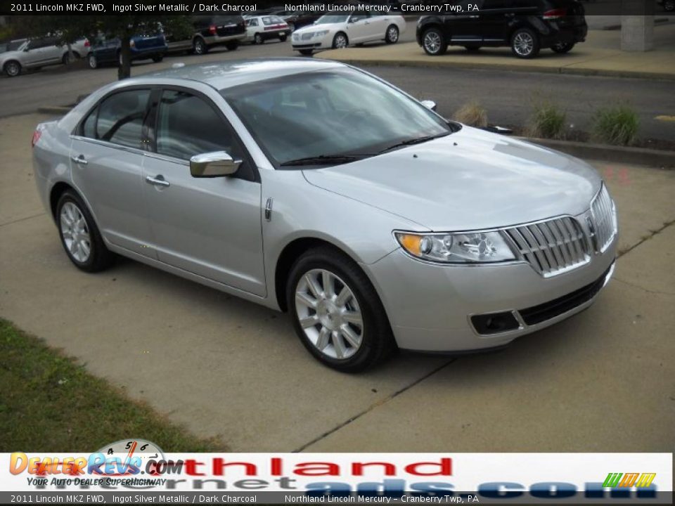 2011 Lincoln MKZ FWD Ingot Silver Metallic / Dark Charcoal Photo #15