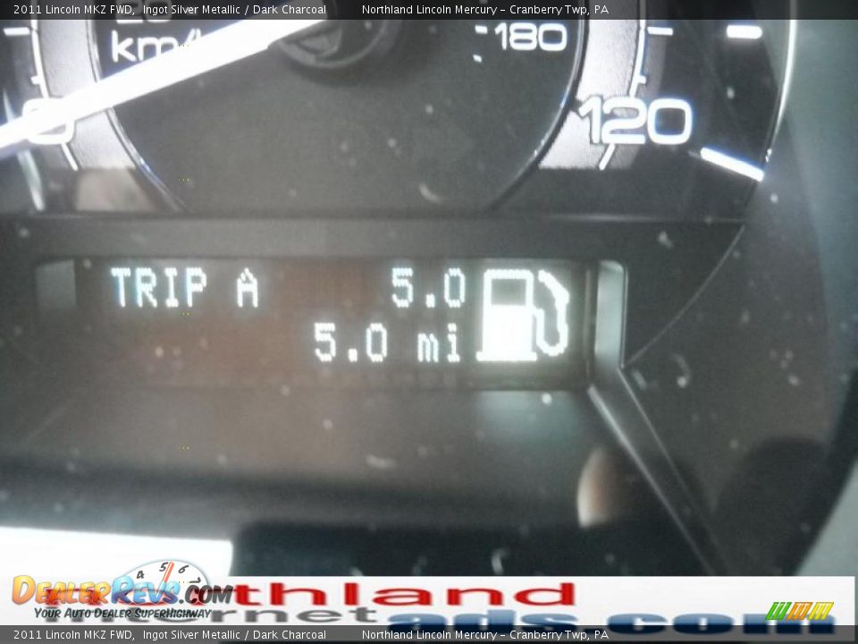 2011 Lincoln MKZ FWD Ingot Silver Metallic / Dark Charcoal Photo #20