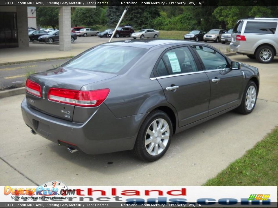 2011 Lincoln MKZ AWD Sterling Grey Metallic / Dark Charcoal Photo #2