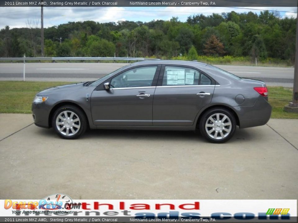 2011 Lincoln MKZ AWD Sterling Grey Metallic / Dark Charcoal Photo #5