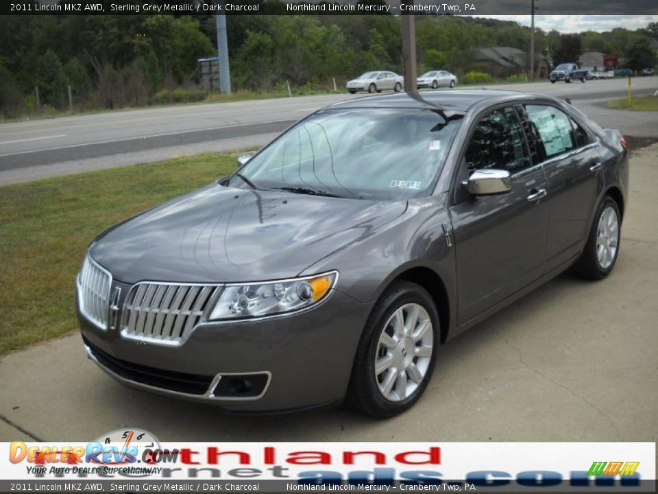 2011 Lincoln MKZ AWD Sterling Grey Metallic / Dark Charcoal Photo #13