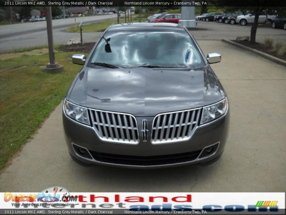 2011 Lincoln MKZ AWD Sterling Grey Metallic / Dark Charcoal Photo #14