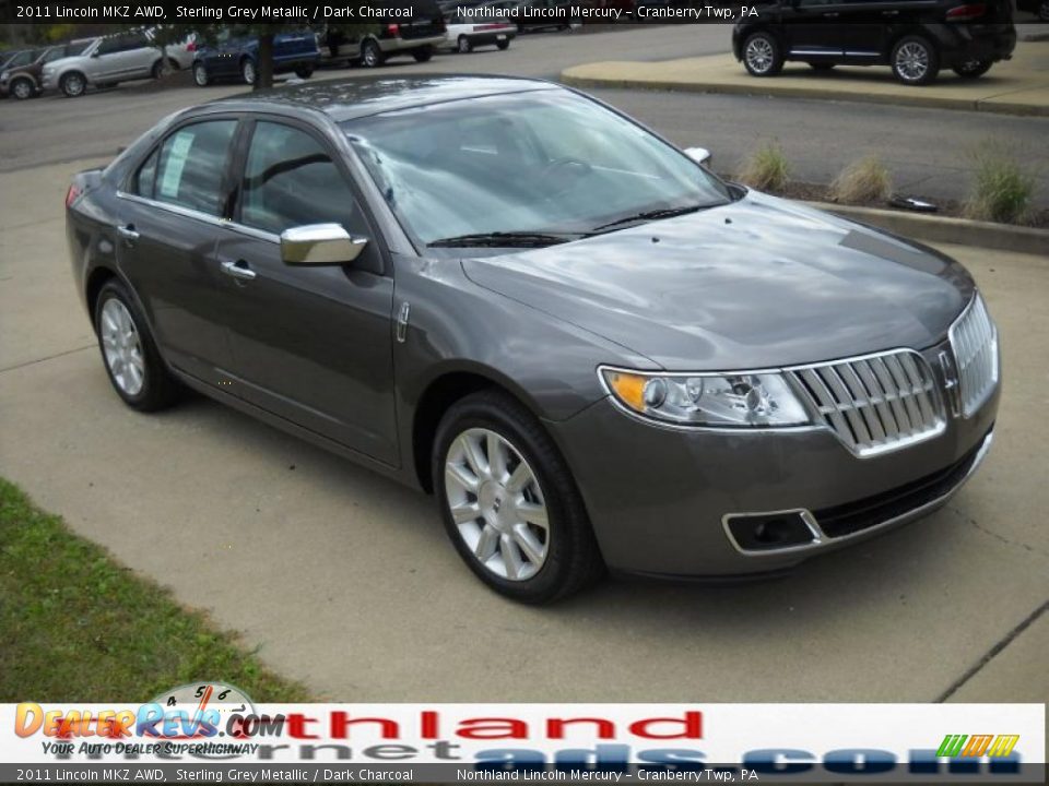 2011 Lincoln MKZ AWD Sterling Grey Metallic / Dark Charcoal Photo #15