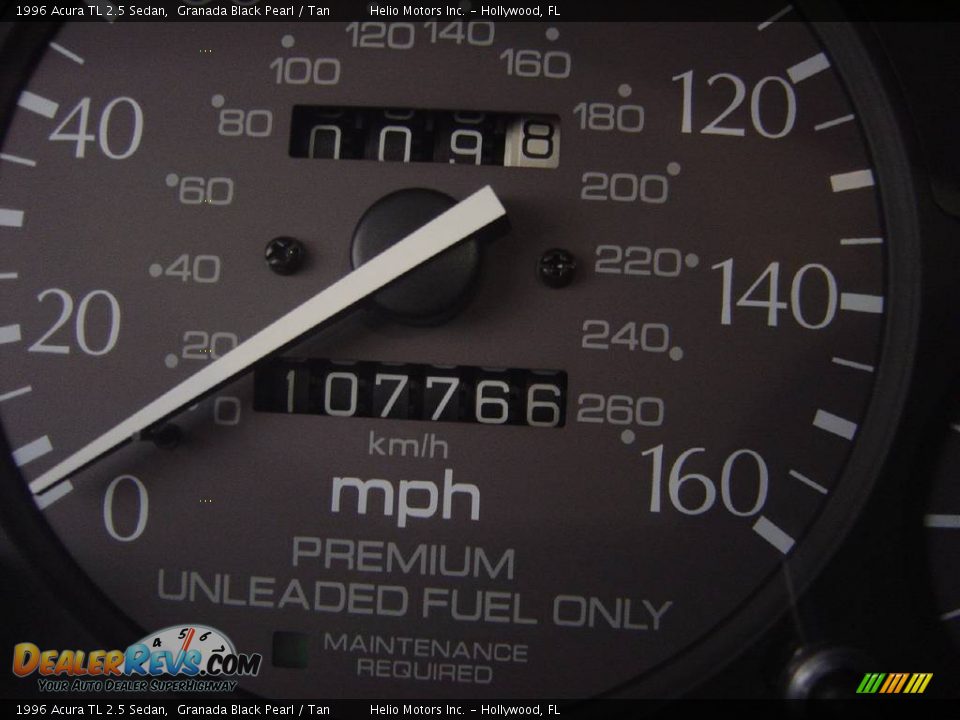 1996 Acura TL 2.5 Sedan Granada Black Pearl / Tan Photo #32