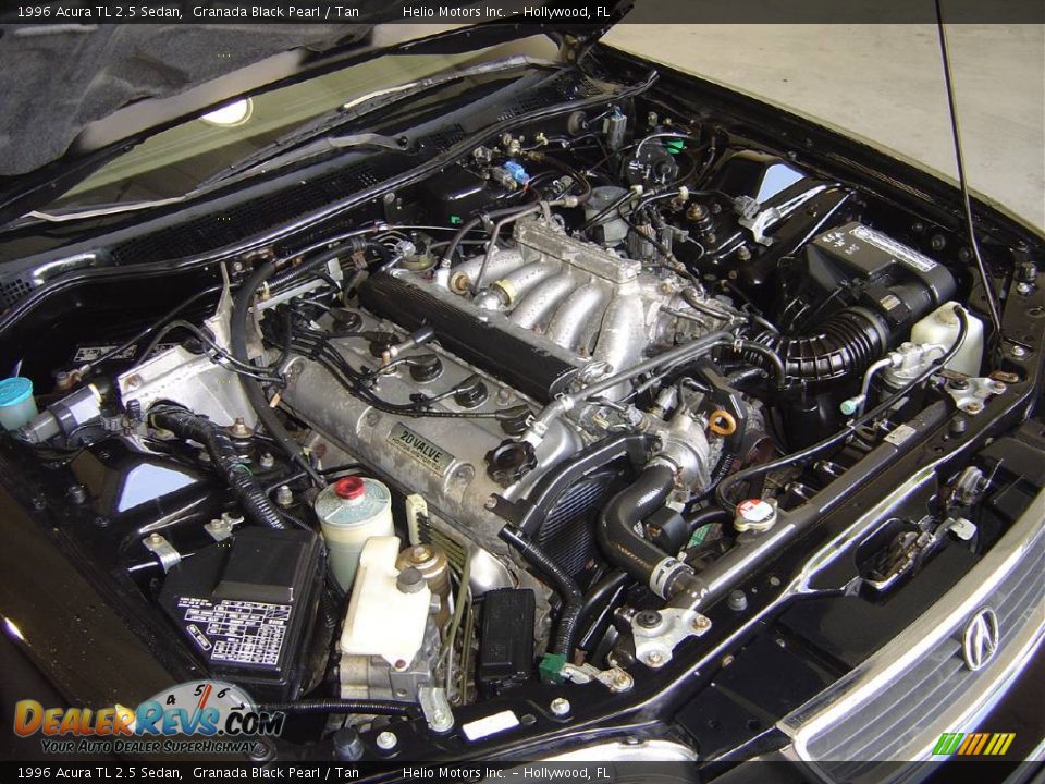 1996 Acura TL 2.5 Sedan Granada Black Pearl / Tan Photo #36