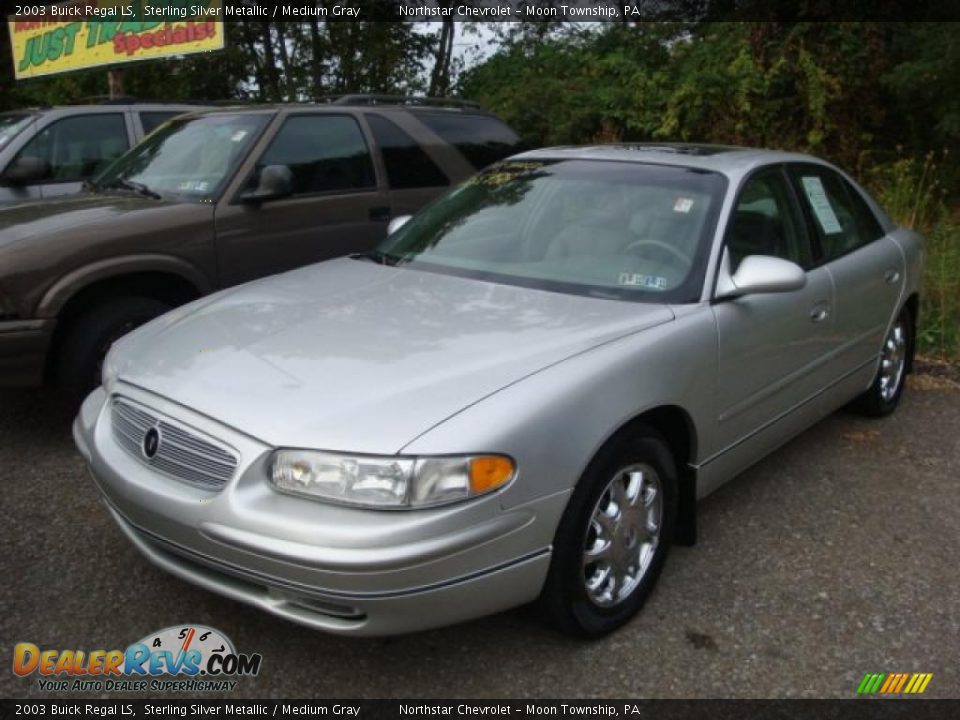2003 Buick Regal LS Sterling Silver Metallic / Medium Gray Photo #5