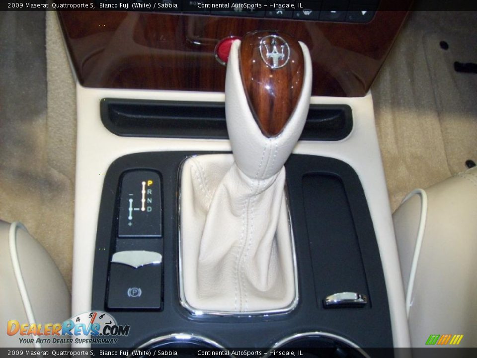 2009 Maserati Quattroporte S Bianco Fuji (White) / Sabbia Photo #4