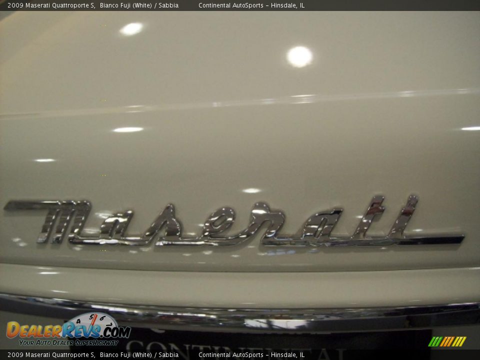 2009 Maserati Quattroporte S Bianco Fuji (White) / Sabbia Photo #9