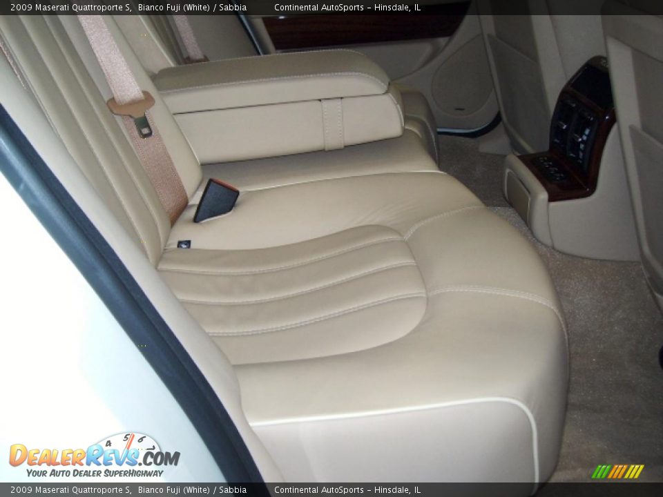 2009 Maserati Quattroporte S Bianco Fuji (White) / Sabbia Photo #15