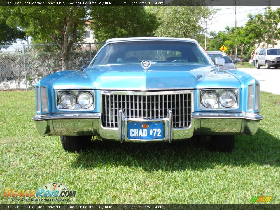 1972 Cadillac Eldorado Convertible Zodiac Blue Metallic / Blue Photo #2
