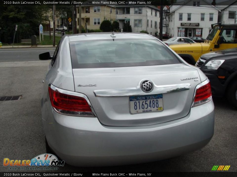 2010 Buick LaCrosse CXL Quicksilver Metallic / Ebony Photo #5