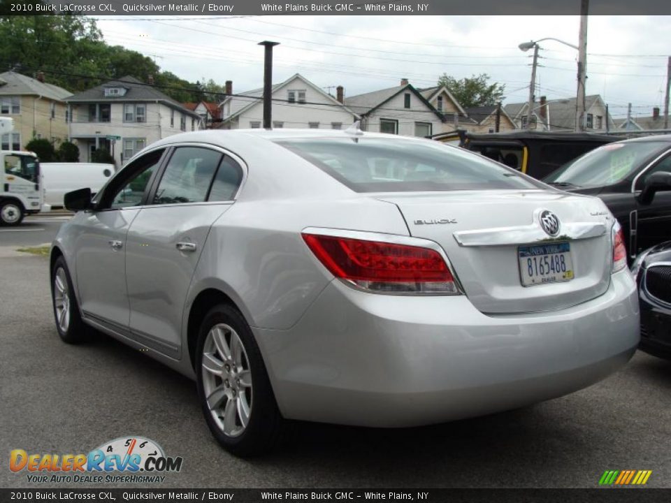 2010 Buick LaCrosse CXL Quicksilver Metallic / Ebony Photo #6