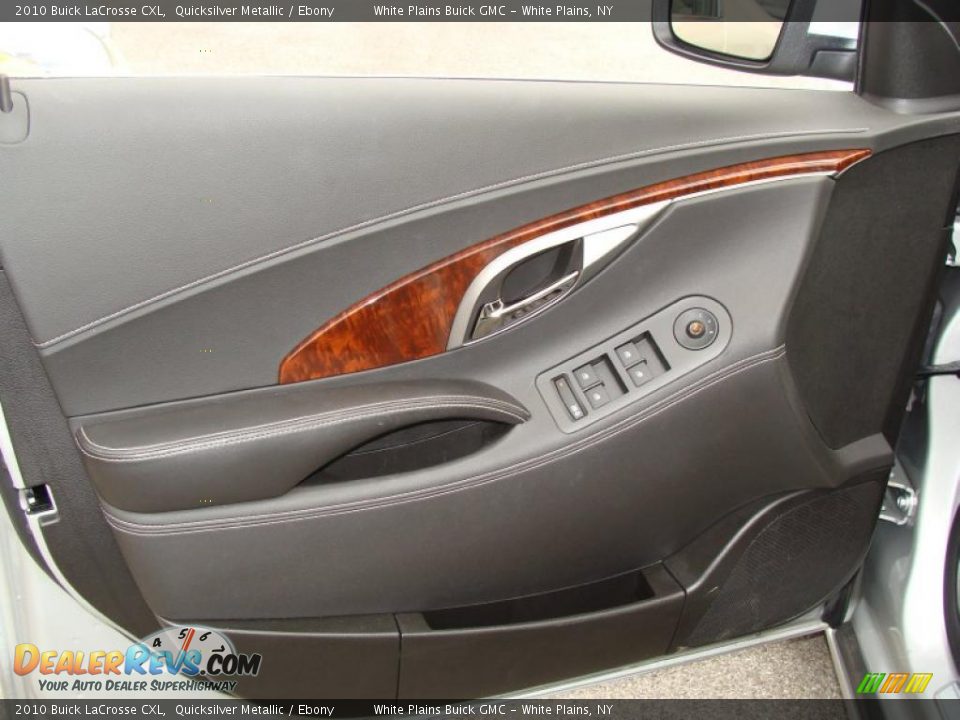 2010 Buick LaCrosse CXL Quicksilver Metallic / Ebony Photo #10