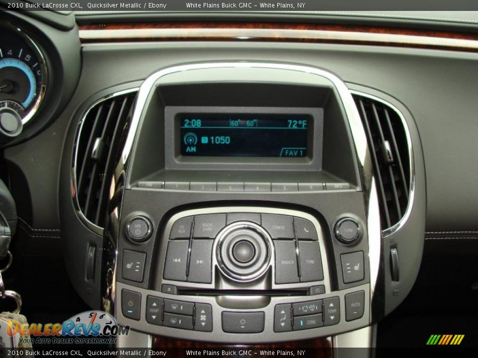 2010 Buick LaCrosse CXL Quicksilver Metallic / Ebony Photo #16